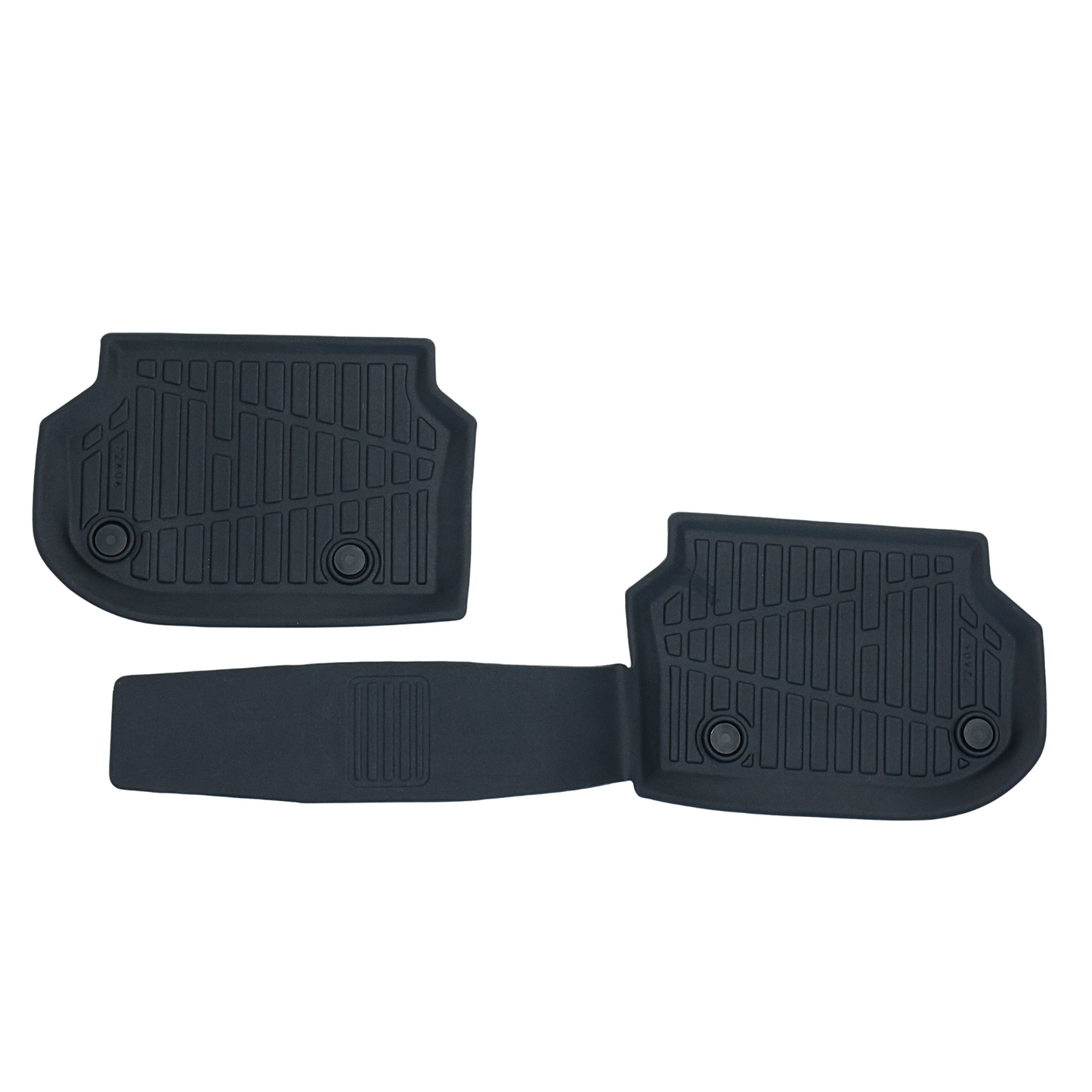 Rubber Floor Mats for BMW 5 F10 Xdrive 2013-2016 3d Tpe 4pcs Black