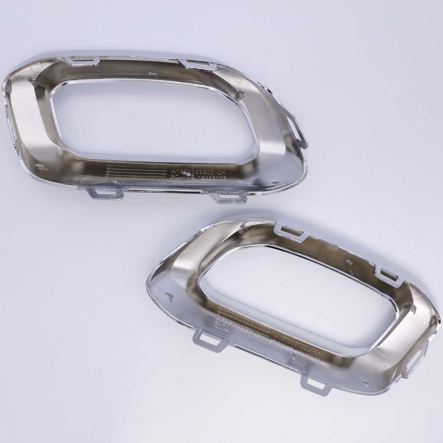 Exhaust Chrome Trim Tip Cover for Mercedes Glc X253 AMG Rear Bumper Left Right