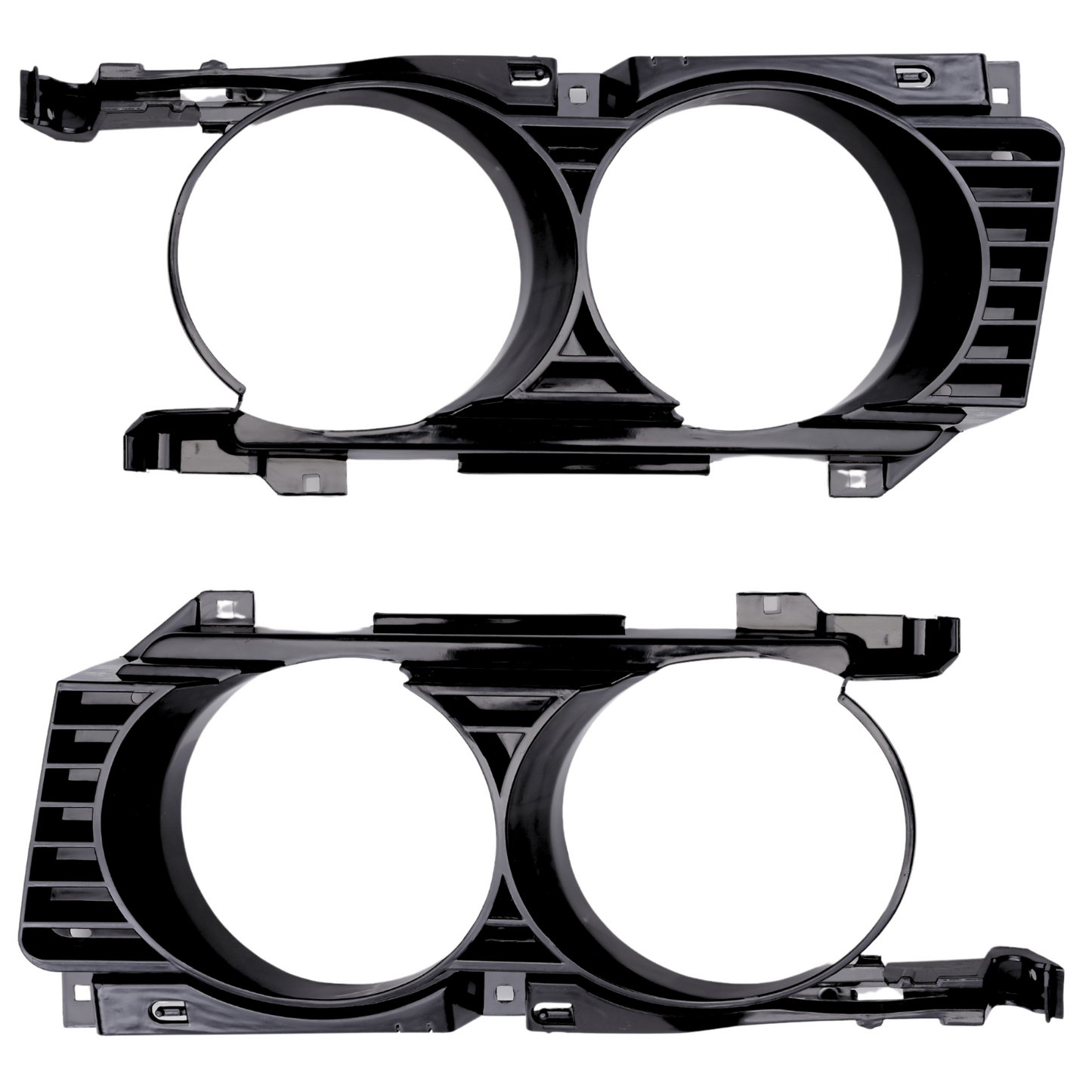 Pair Headlight Grille for BMW E34 530i 540i 1994 1995 Plastic Headlight Grilles