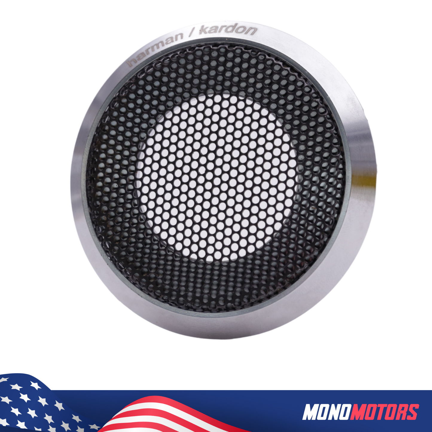 2x for BMW E36 Hk Car Speaker Grille 9cm Metal Cover for Speakers Chrome Coated