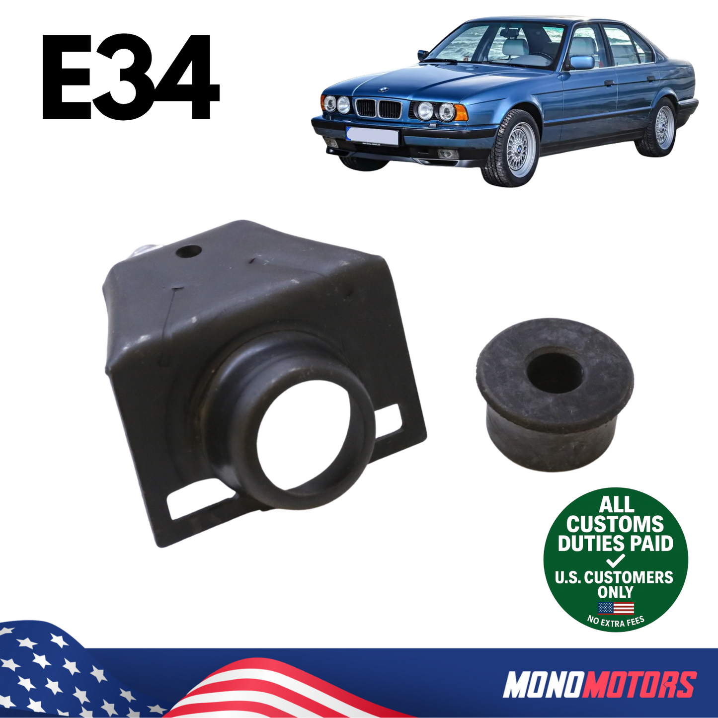 Manual Transmission Shift Bushing for E34 1987-1996 OEM 25111220707