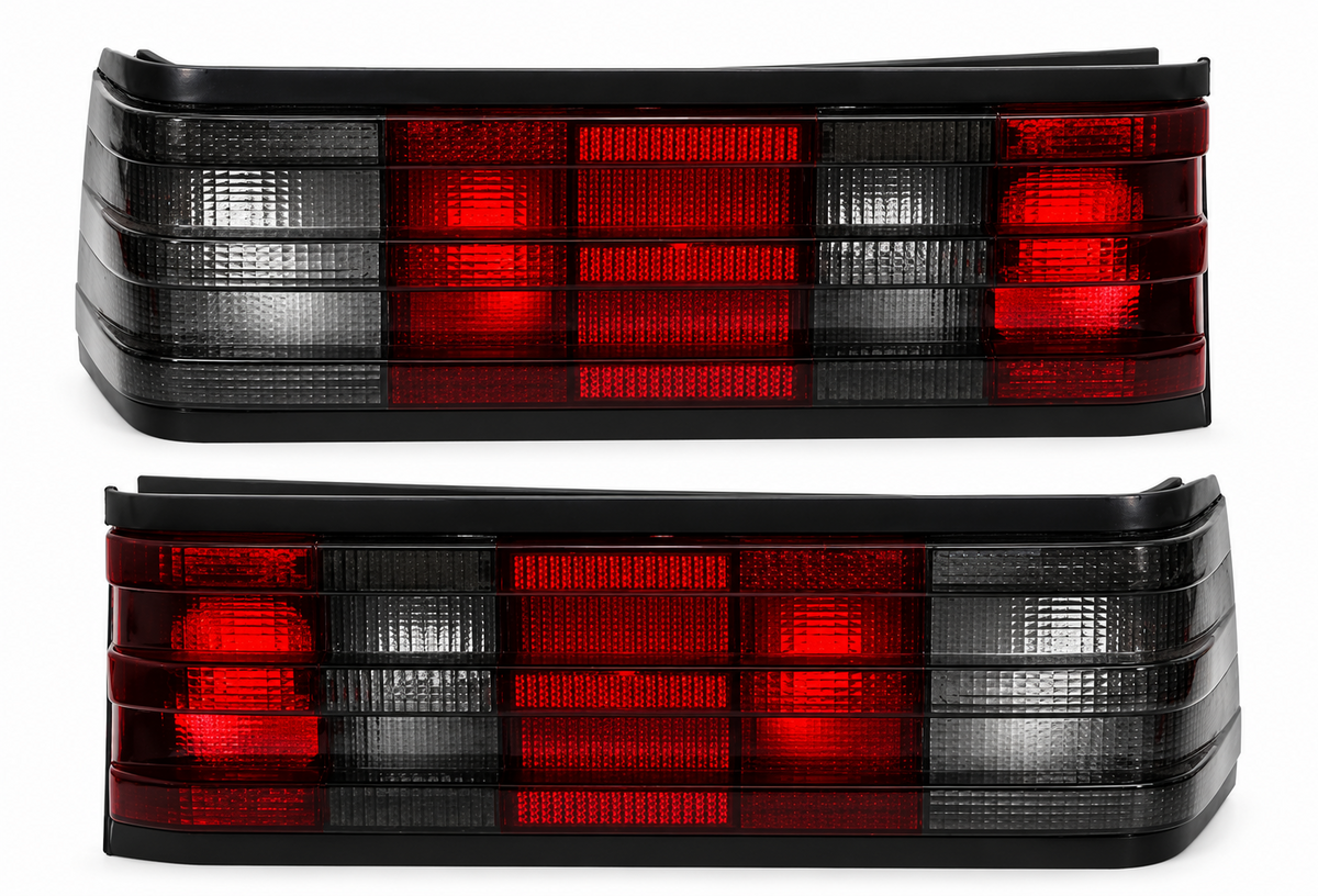 Smoke Rear Tail Light Set for Mercedes Benz W201 190e 1982-1993 Left Right