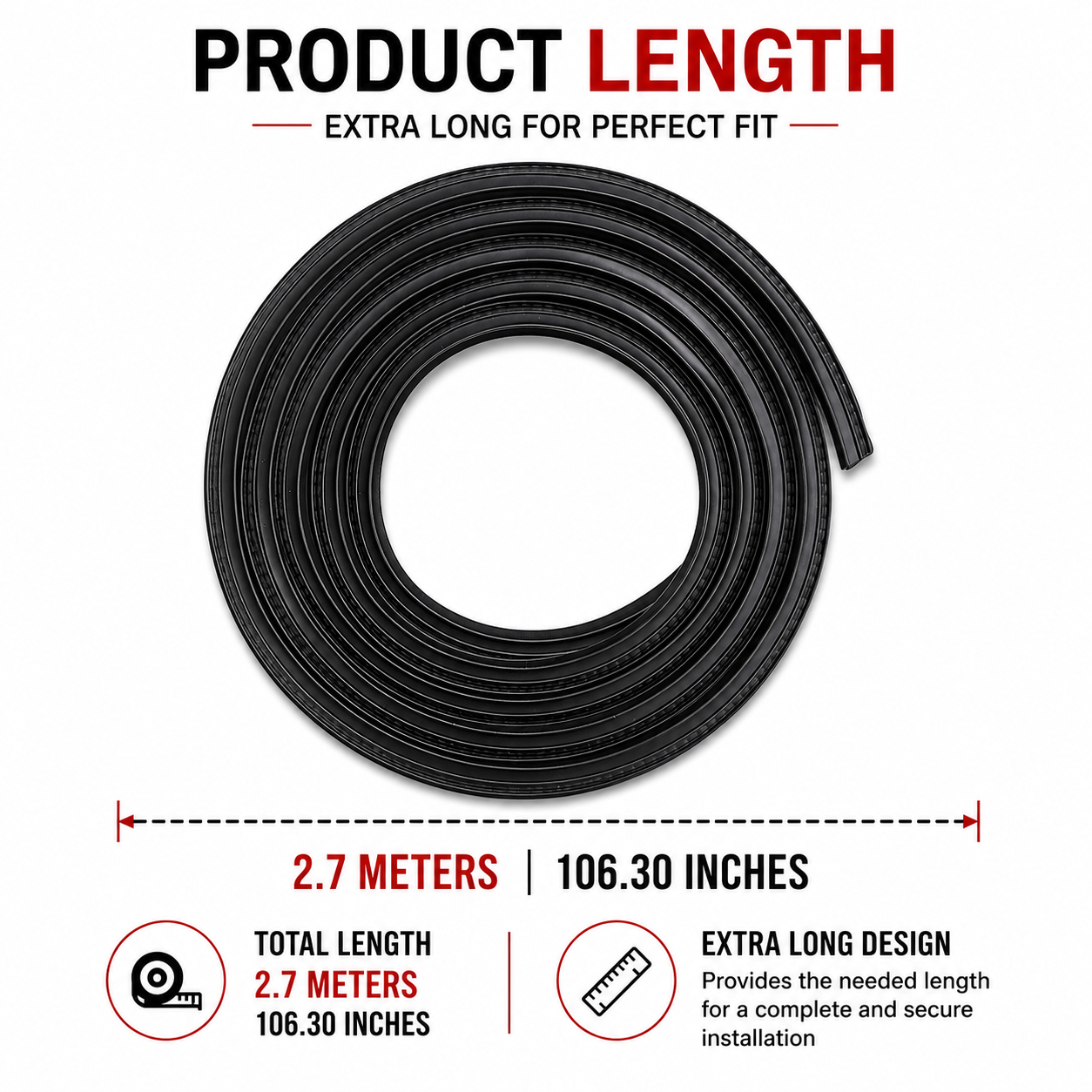 Sunroof Seal for Land Rover Freelander 1 1997-2006 Rubber Weatherstrip