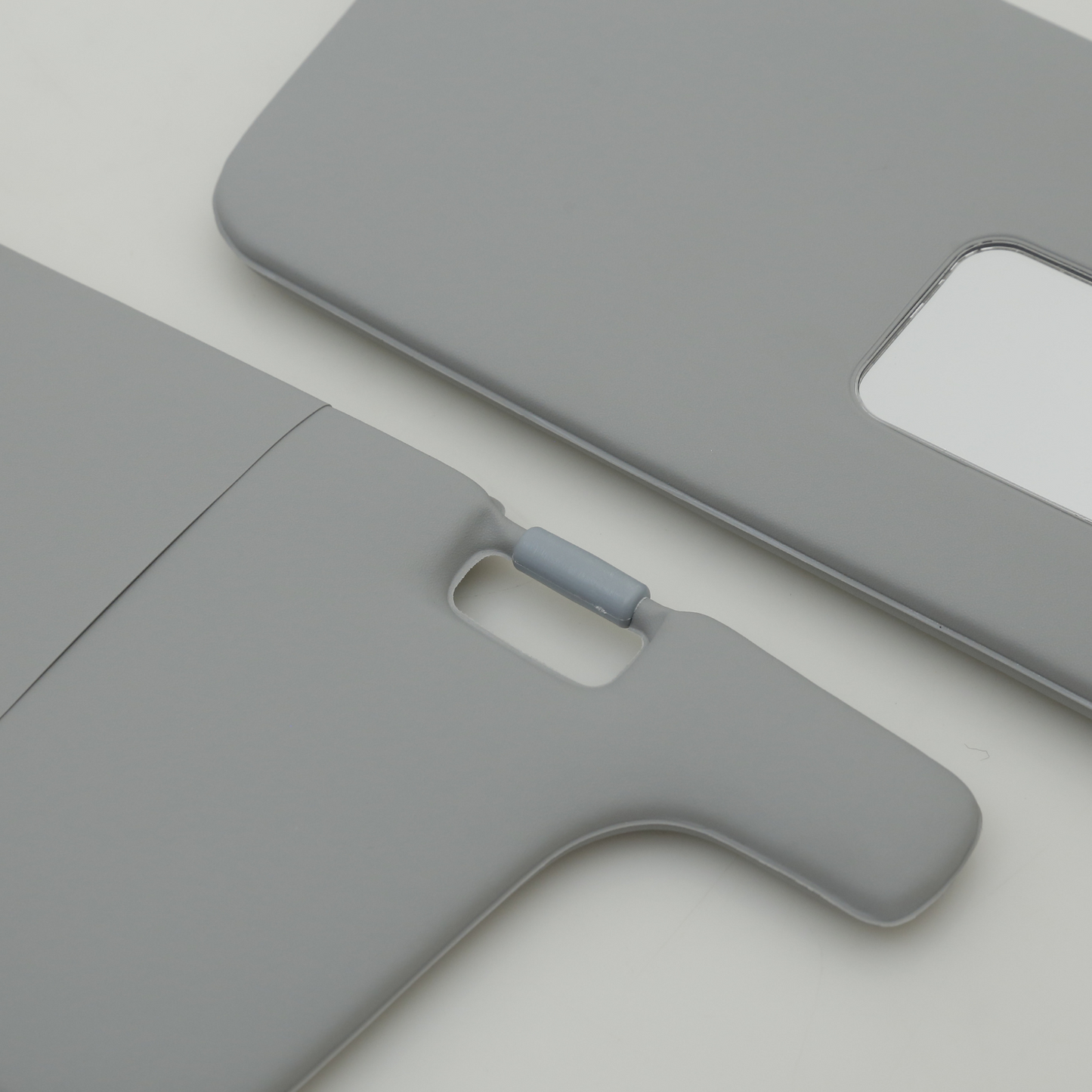 Sun Visor Set for Honda Civic 1996-2001 Grey with Passenger Mirror