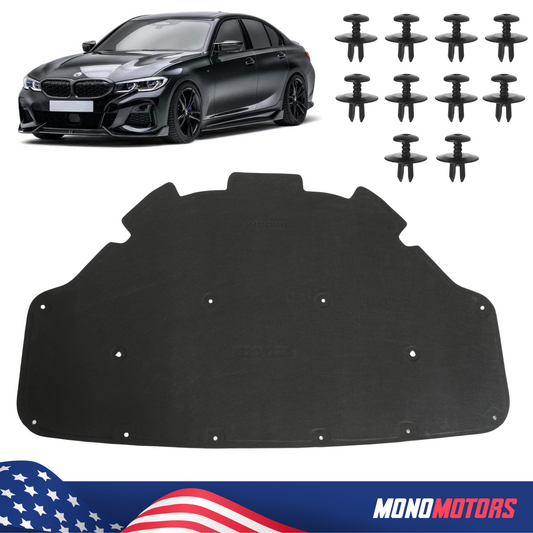 Engine Hood Insulation Soundproof Heat Pad for BMW 3 Series G20 G21 2018-23