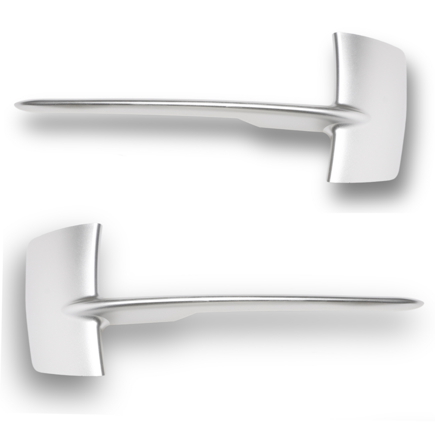 BMW X5 F15 Silver Painted Front Bumper Grille Molding Trim Pair L + R