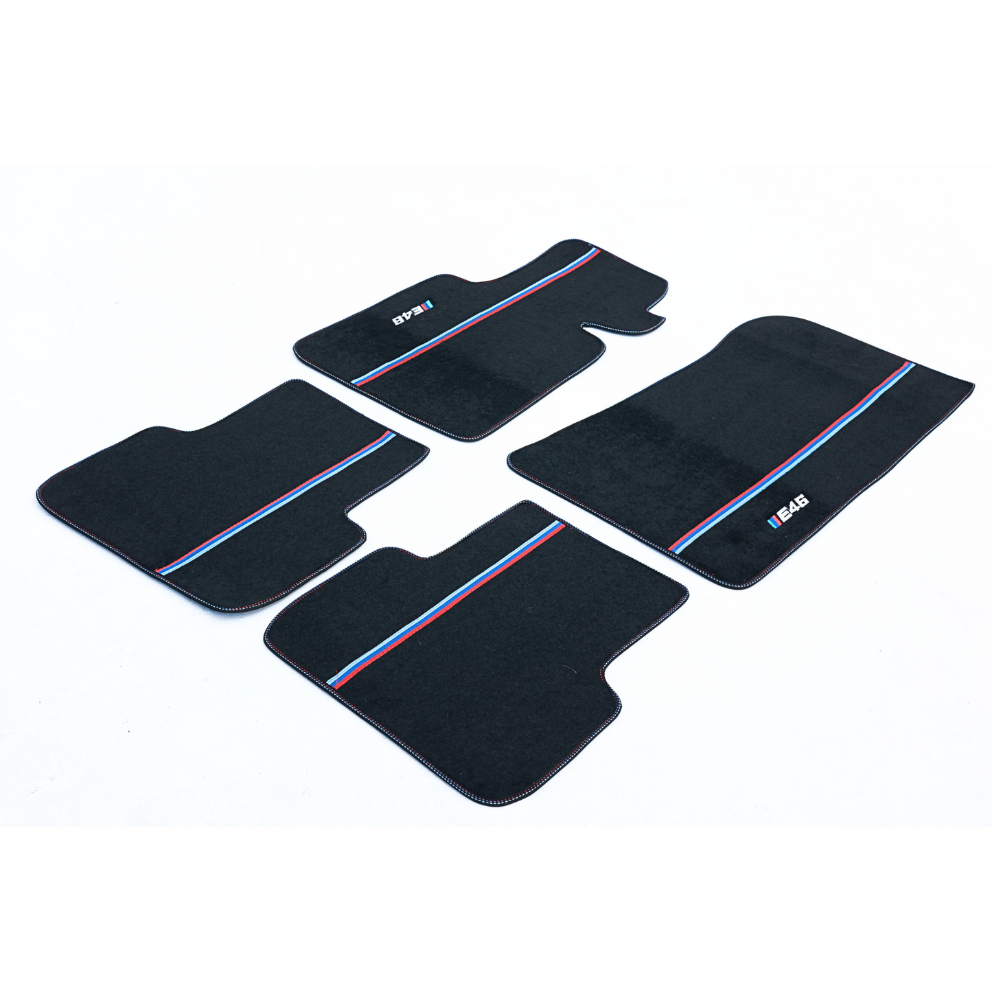 Carpet Floor Mat Set for BMW E46 Coupe M Sport Style 1999-2006 4pcs