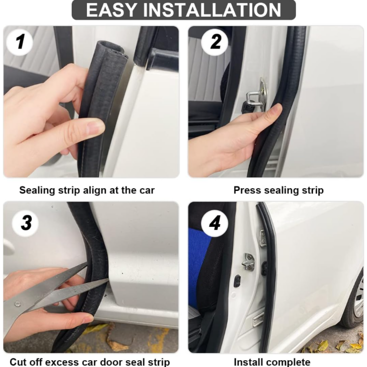 Door Seals for BMW E39 5 Series 1995-2003 4x Door Seal Gaskets