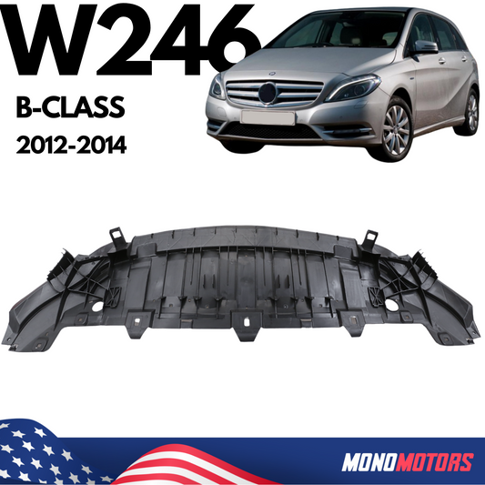 Mercedes W246 2012-2014 B-class B180 Front Under Bumper Cover Undertray