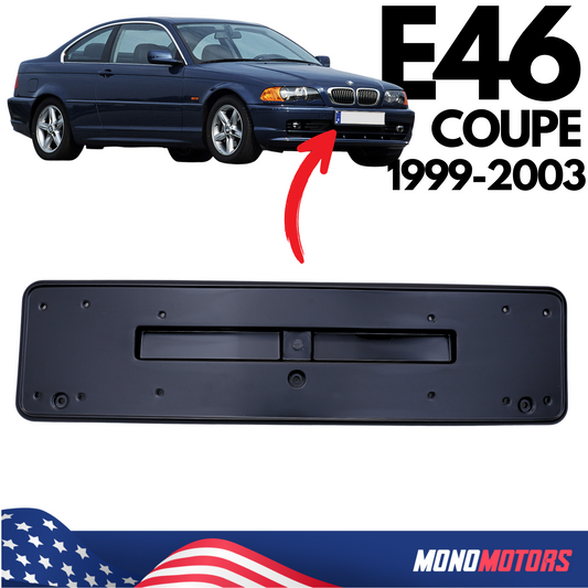 BMW E46 Convertible Coupe 1999-2003 Front License Plate Holder Frame