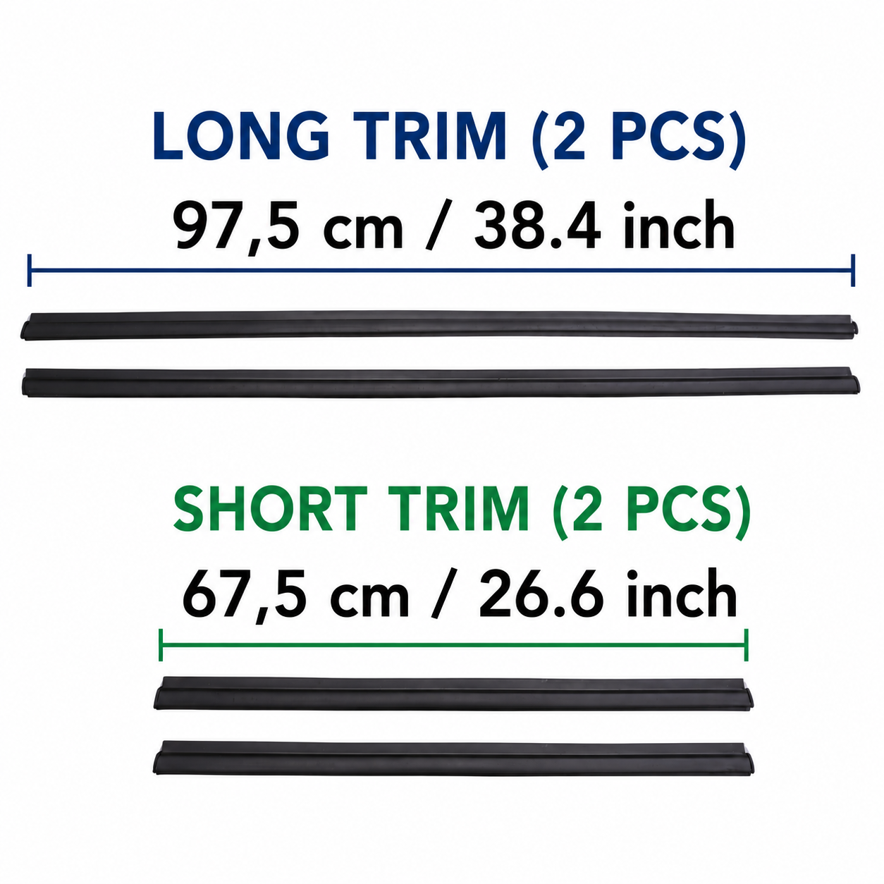Lower Door Weatherstrip Thick for BMW E34 1988-1995 OEM 51211944418