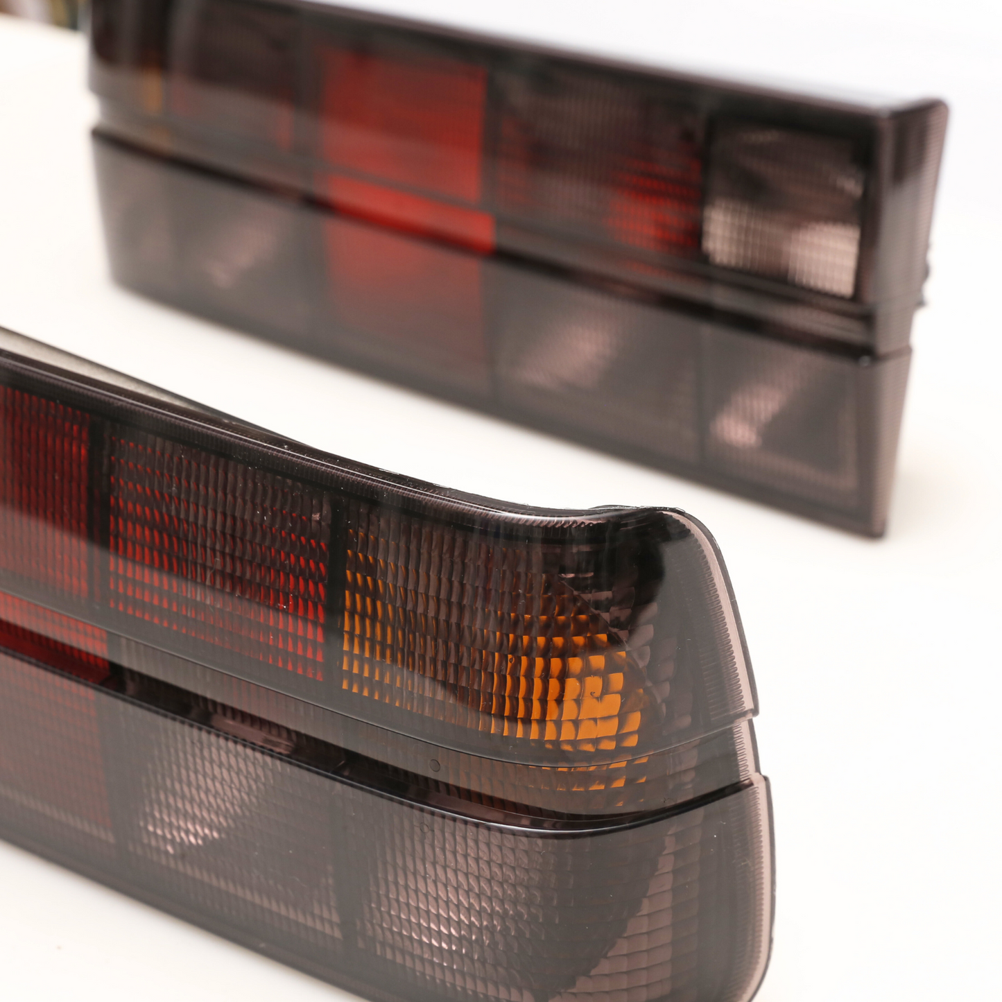BMW E30 Smoked Tail Lights Early MHW Style Rear Lamps 1983–1988 Pair Set