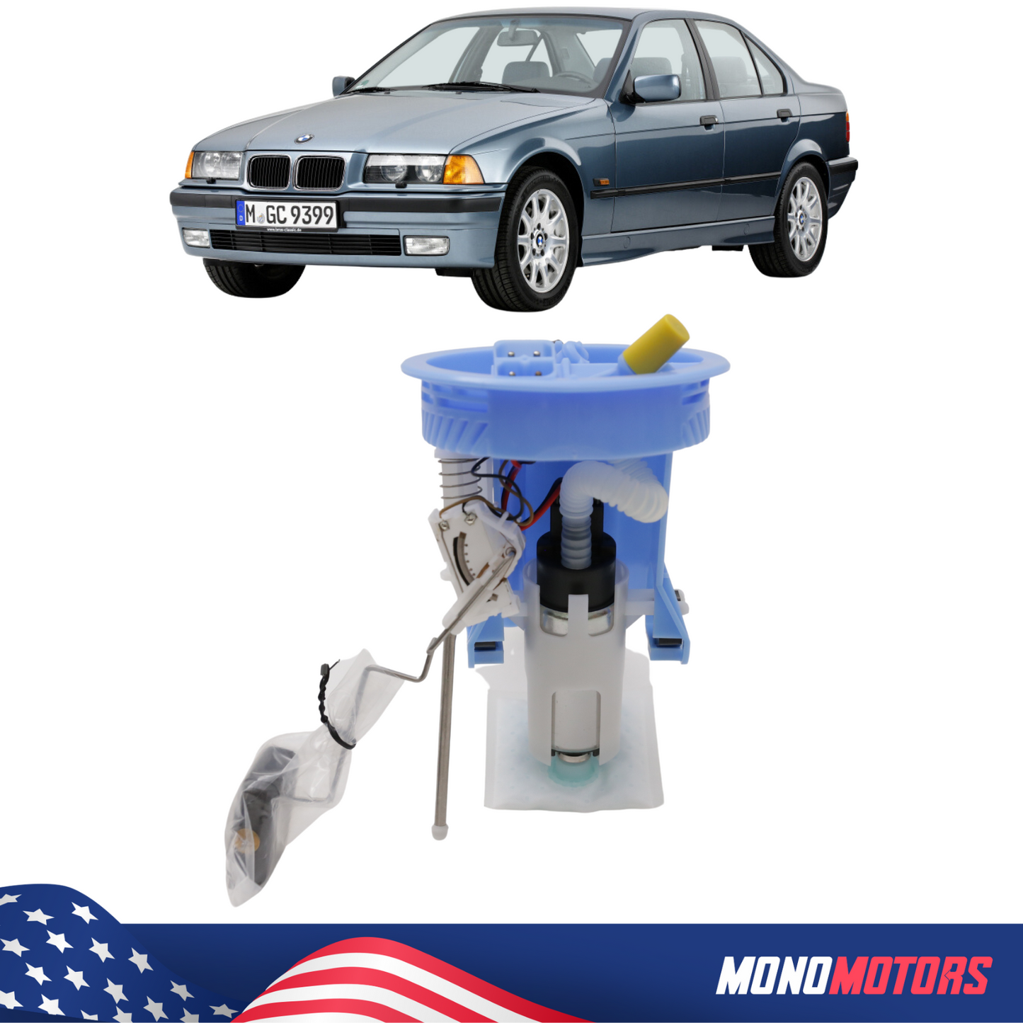 Fuel Pump for BMW E36 with Sending Unit Pump Assembly