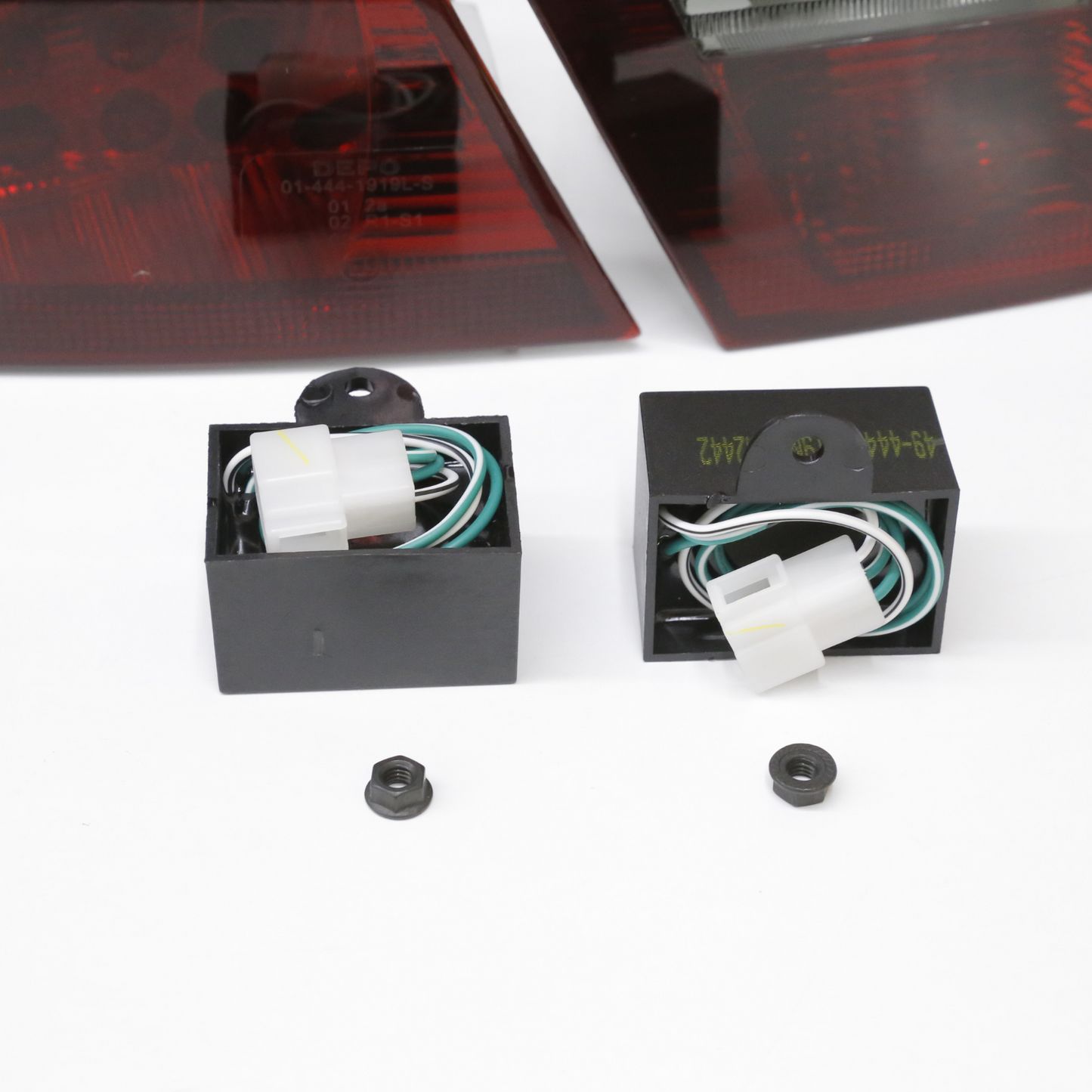 Red Smoke Full LED Tail Lights Pair for BMW E46 Coupe 1999-2001