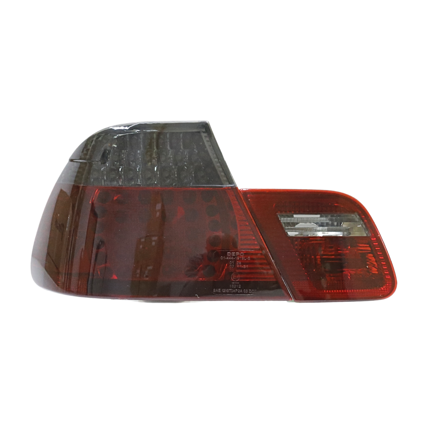 Red Smoke Full LED Tail Lights Pair for BMW E46 Coupe 2003-2006