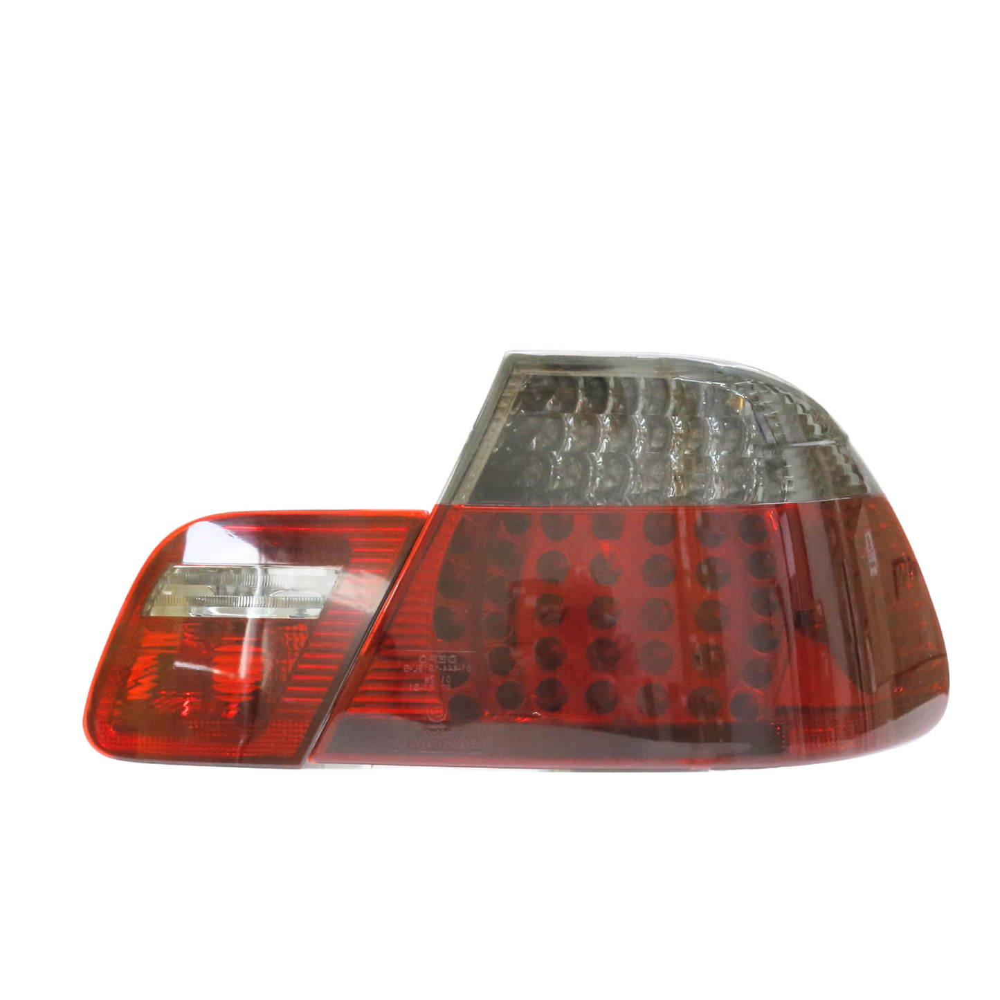 Red Smoke Full LED Tail Lights Pair for BMW E46 Coupe 1999-2001