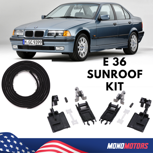 13 Pcs Sunroof Repair Kit with Seal Gasket for BMW E36