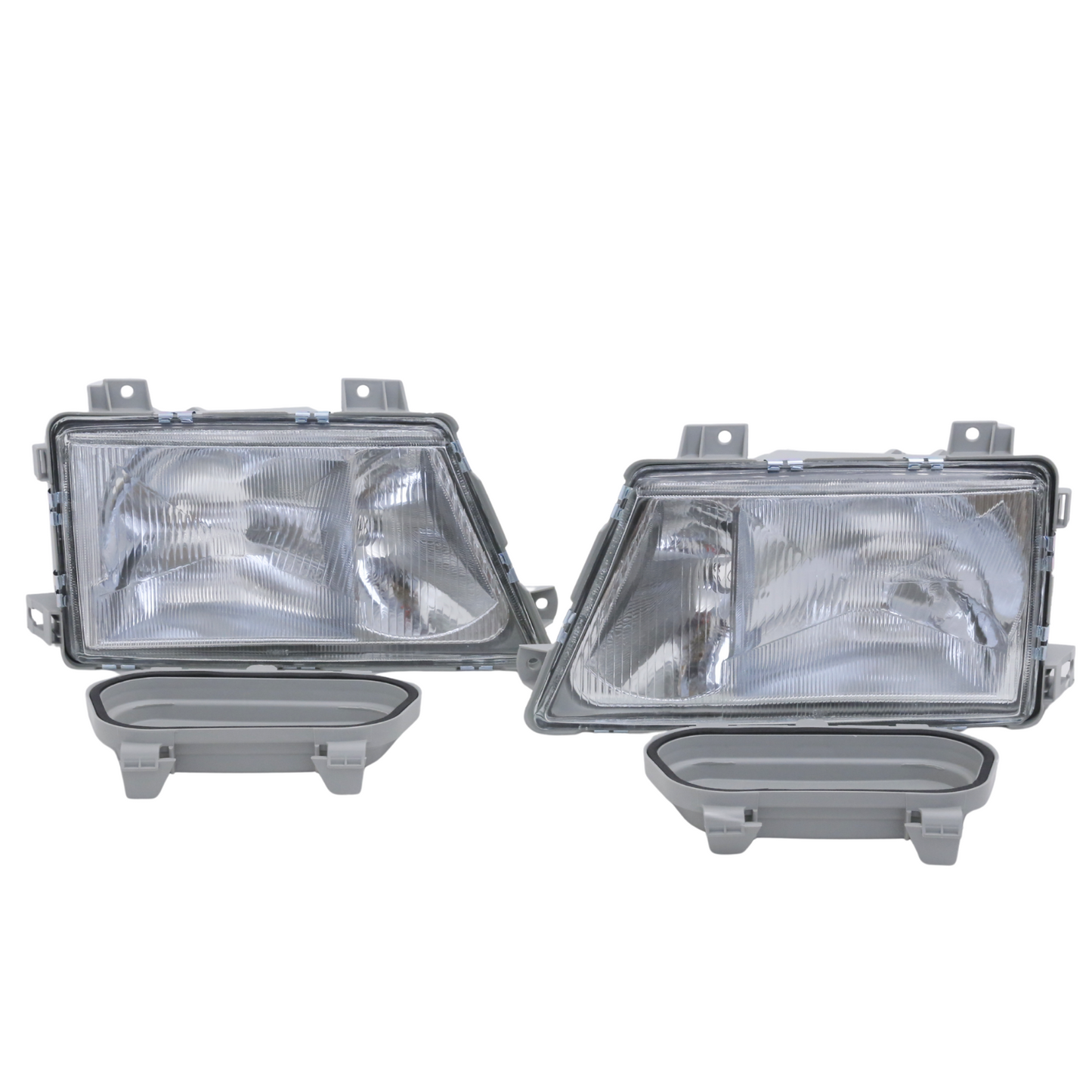 Headlight Set Left Right for Mercedes Sprinter 1995-2000 Manual Non-fog