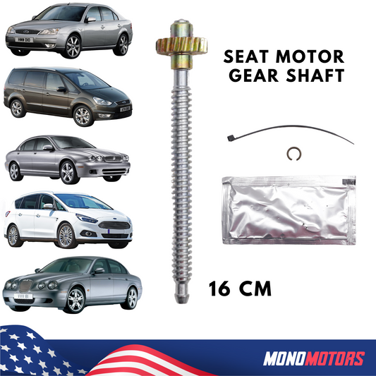 16cm Seat Motor Gear Shaft for Ford Mondeo Galaxy S-max Jaguar S-type X-type