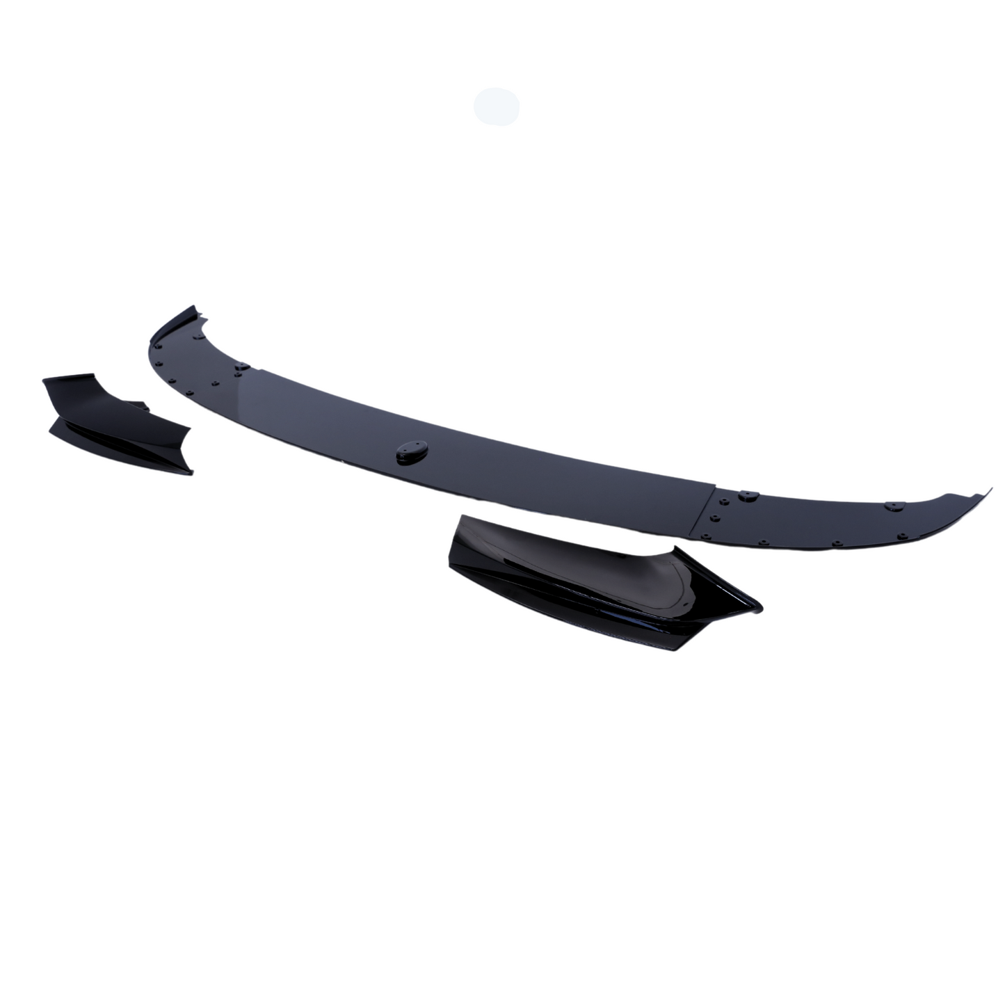BMW F10 + Lci Front Lower Bumper Spoiler 3pcs M-performance Piano-black