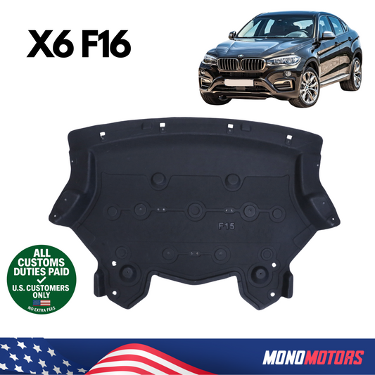 Engine Splash Shield Felt Undertray for BMW X6 F16 2014-2019 OEM 51757290659
