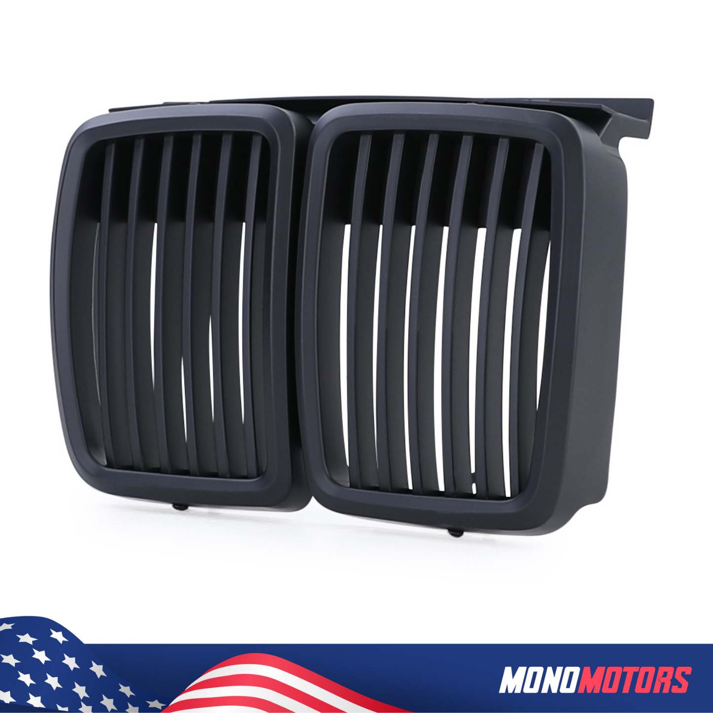 Matte Black Grille for BMW E30 1983-91 Central Kidney