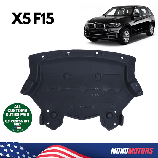 Engine Splash Shield Felt Undertray for BMW X5 F15 2013-2018 OEM 51757290659