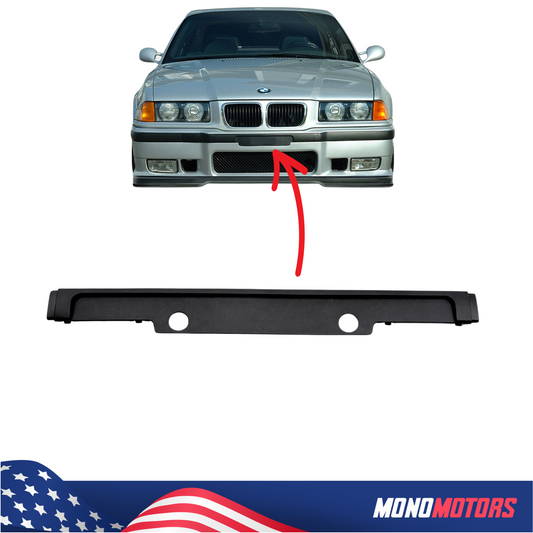 Front Bumper Center Trim License Plate Holder for BMW E36 M M3 Bumper M-tech