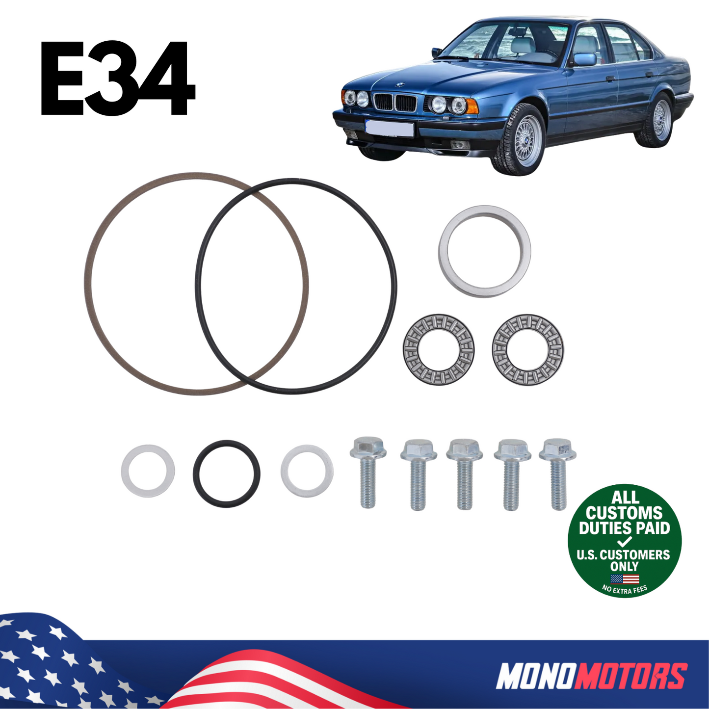 Single Vanos Seal Gear Kit for BMW E34 1988-1996 M50 M50tu M52 S50 S52