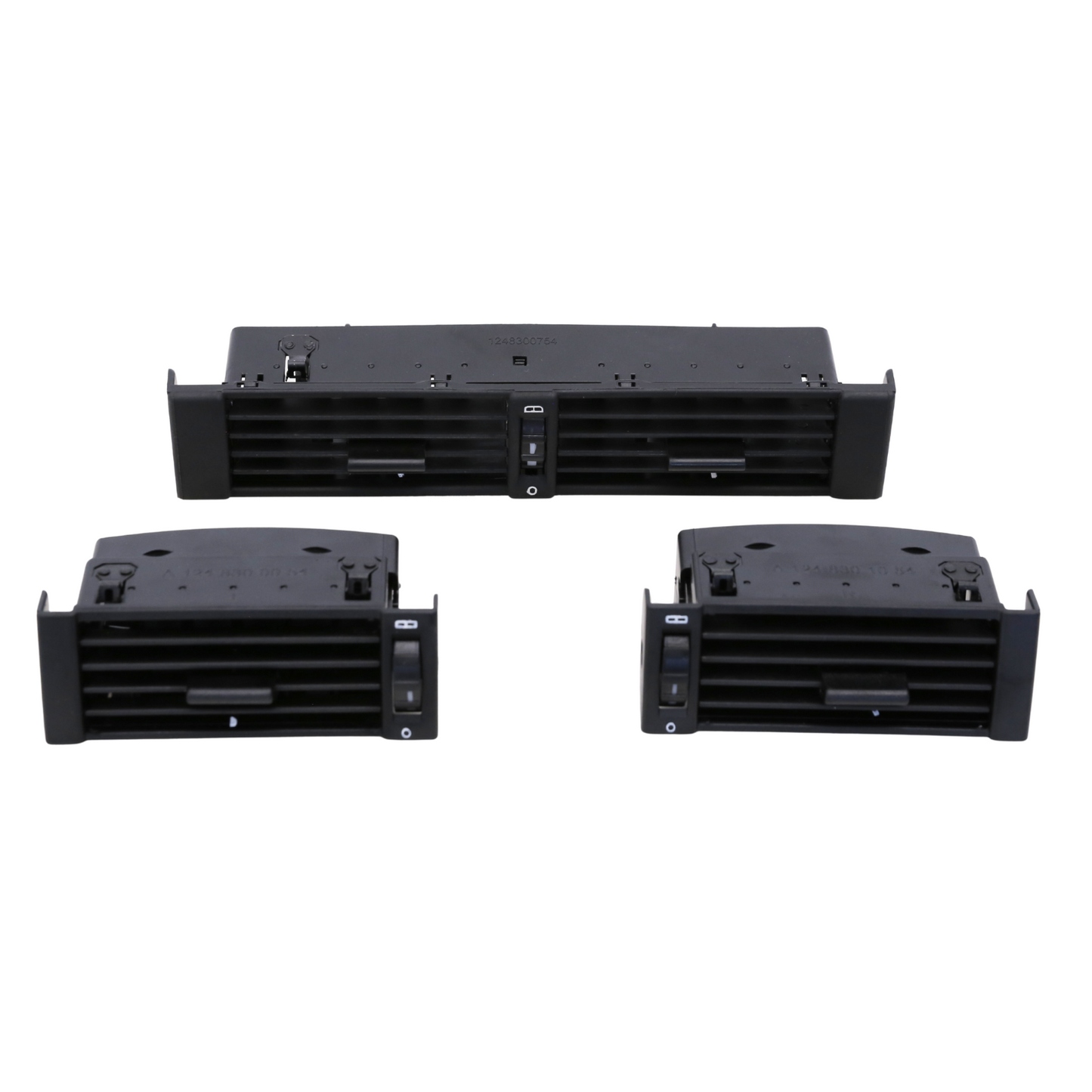 Heater Air Vent Set Grille for Mercedes W124 1984-1996 Ac Left Right Center
