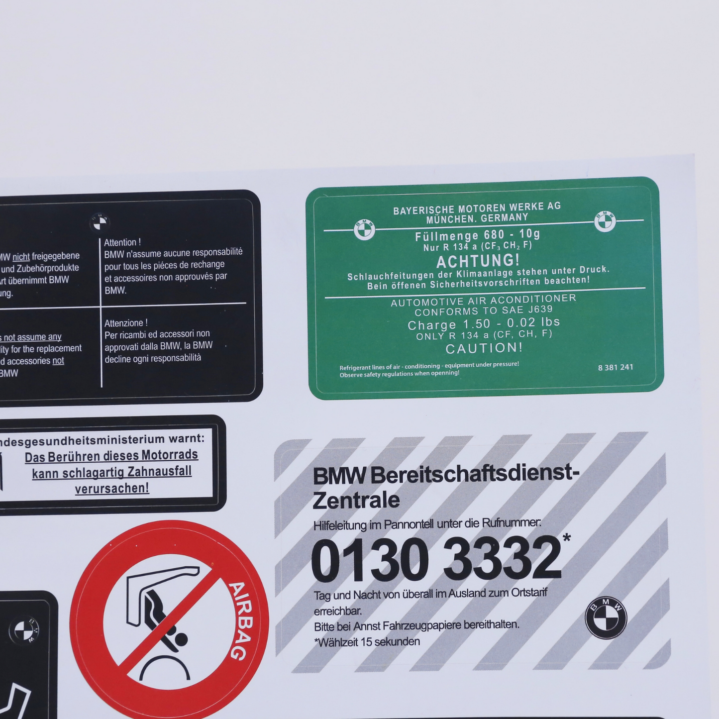 Stickers Decals Set Best Quality for BMW 5 Series E39