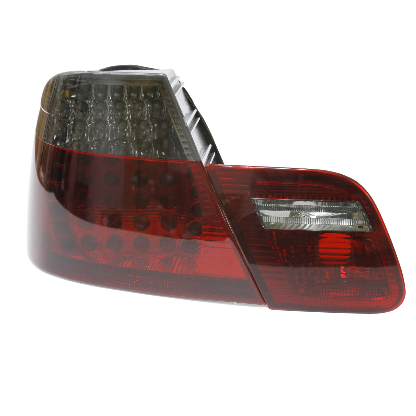 Red Smoke Full LED Tail Lights Pair for BMW E46 Coupe 1999-2001