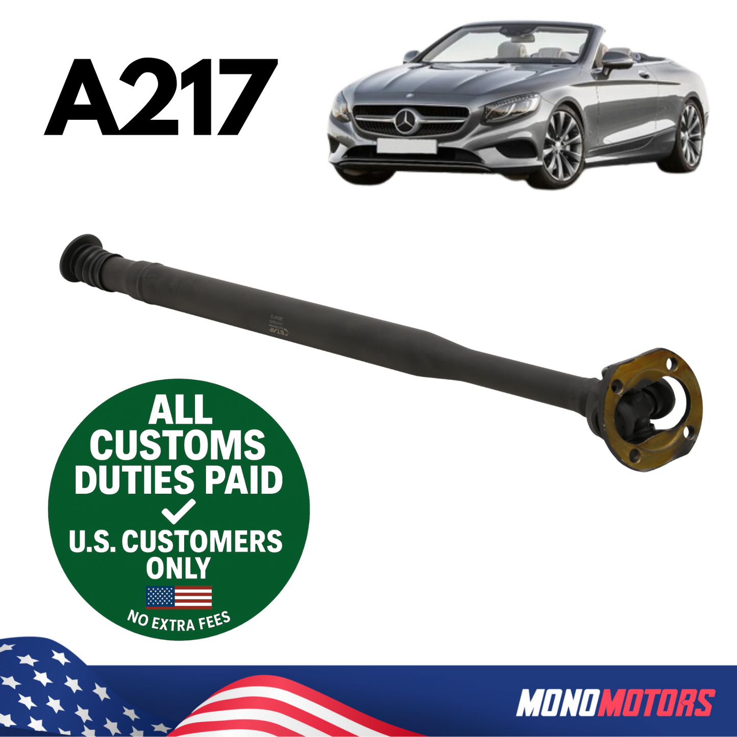 Drive Shaft for Mercedes A217 2015-2020 OEM 2044106801