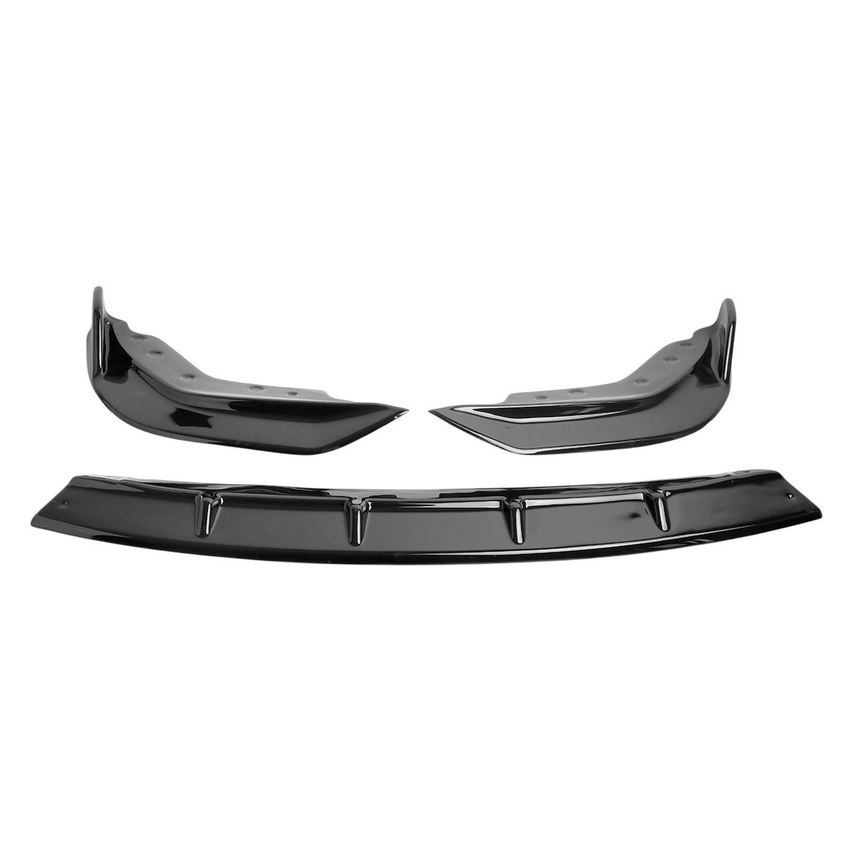 Front Lip for BMW 3 Series G20 M-tech Style Gloss Black 3pc Splitter