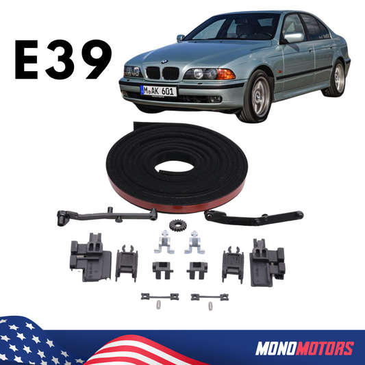 Sunroof Parts for BMW 5 Series E39 Sunroof Repair Kit W/gear and Seal Rubber