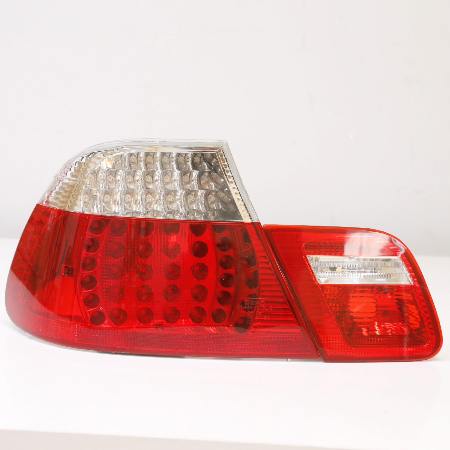 Red Clear Full LED Tail Lights Pair for BMW E46 Facelift Coupe 2001-2005