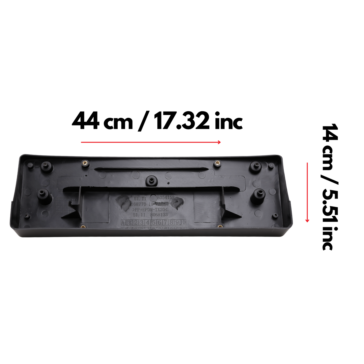 License Plate Holder Bracket Front for BMW F30 F31 F35 2012–2019 51118054158