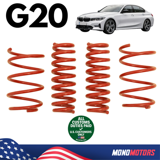 Performance Lowering Coil Spring Set Front Rear 4pcs for BMW G20
