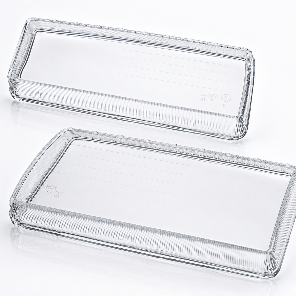 Headlight Glass Lens Set for BMW E36 1992-1999 Left Right Real Glass