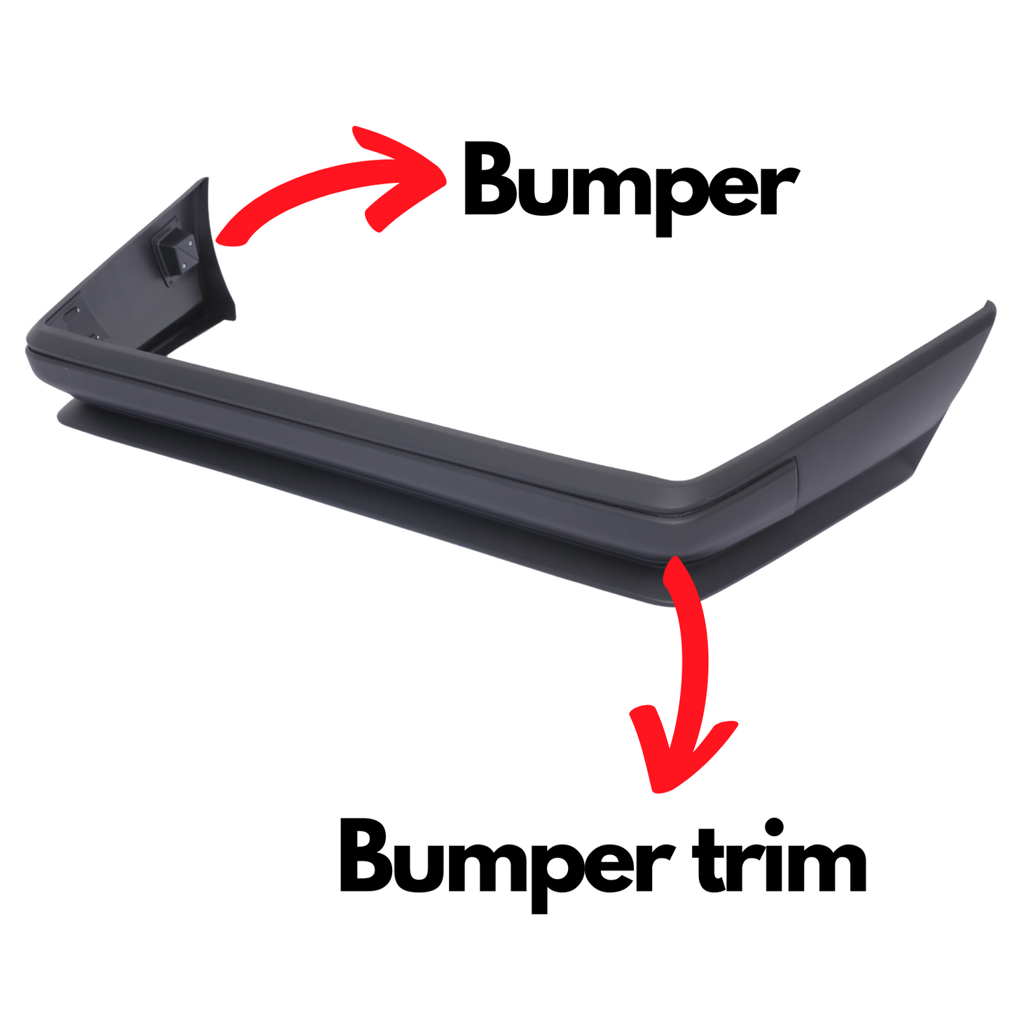 Body Kit for W124 Style Front Rear Bumper Side Skirts Trims Plate Holder