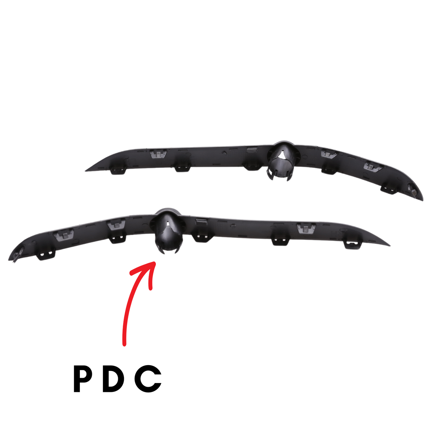 Front Bumper Strips for BMW X5 X53 2000 2001 2002 2003 W/pdc Holes L + R 2pcs