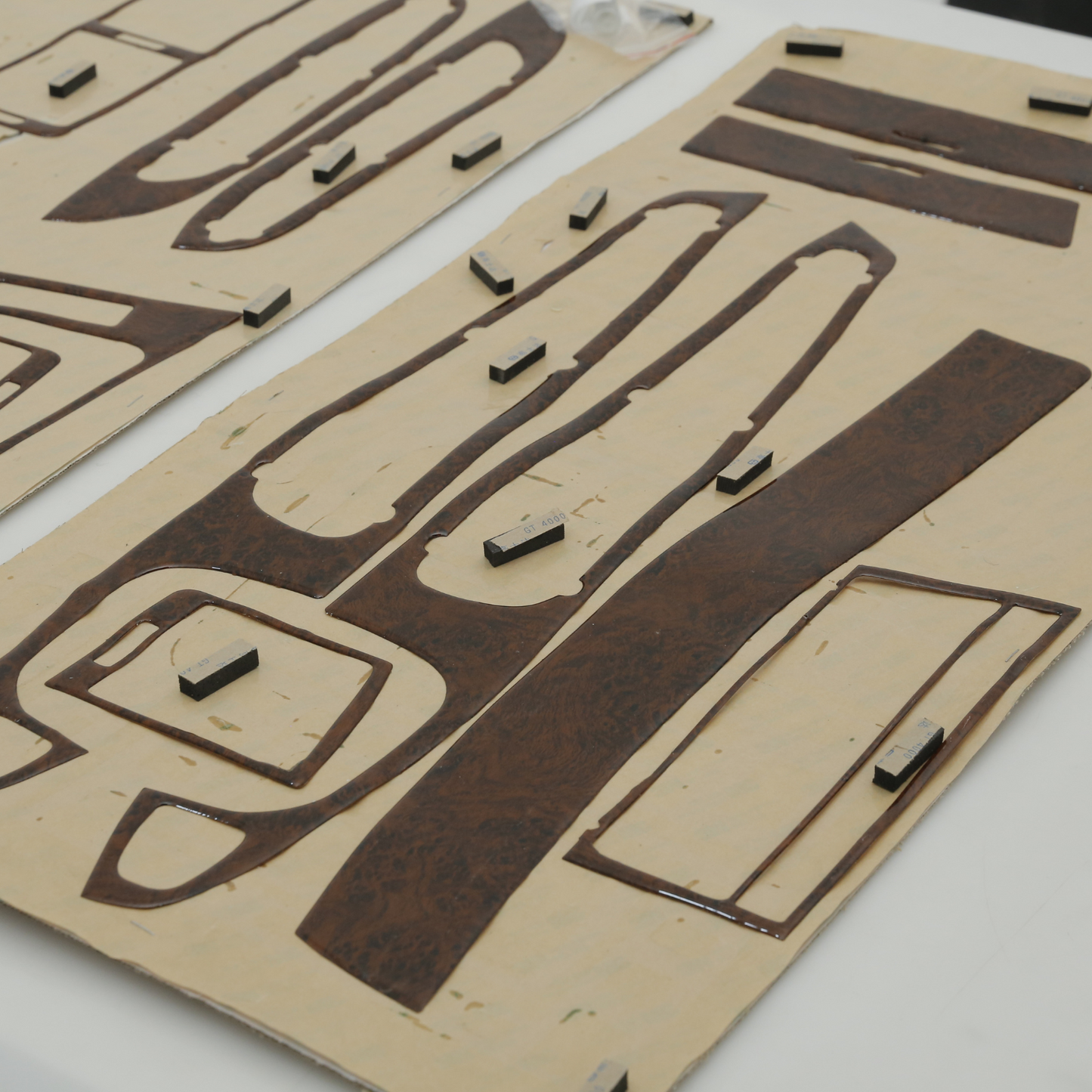 Wood Trim Overlay Kit for BMW E46 Walnut Pre Cut Self Adhesive