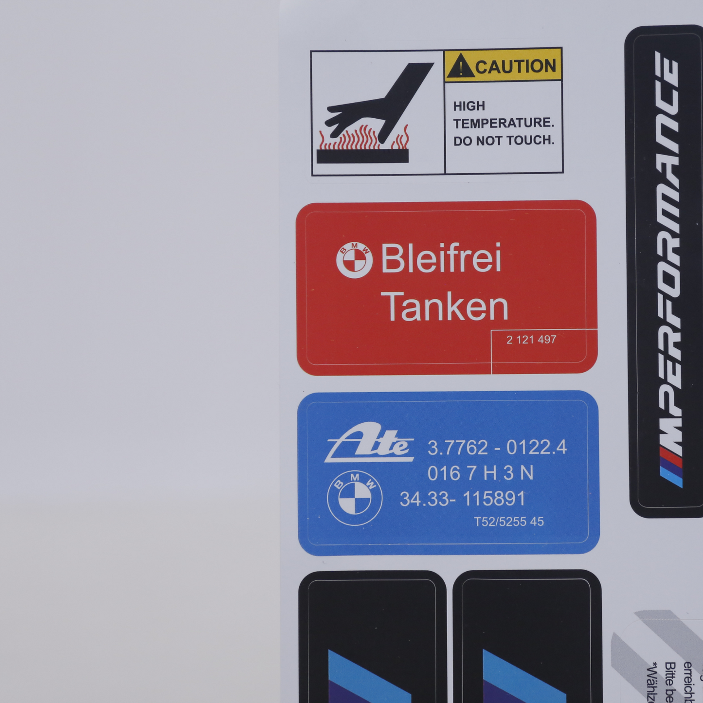 Stickers Decals Set Best Quality for BMW 3 Series E36