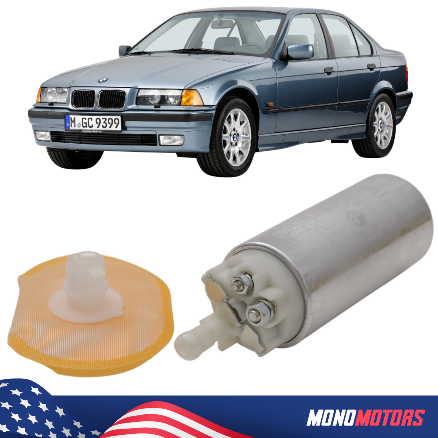 Fuel Pump for BMW E36 1990-1998 with Filter