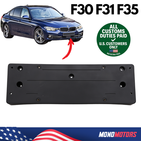 License Plate Holder Bracket Front for BMW F30 F31 F35 2012–2019 51118054158