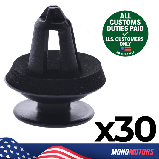 Body Trim Fixing Clip Clamp Plastic Rivet 30pcs for Mercedes X117 X156 W166 W176