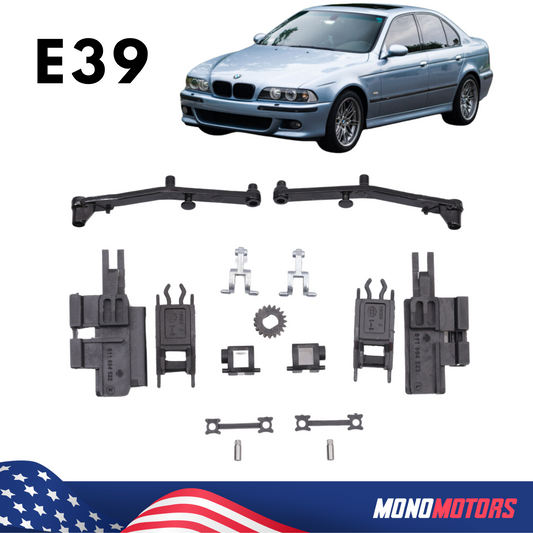Sunroof Parts for BMW 5 Series E39 Sunroof Repair Kit 15pcs Set