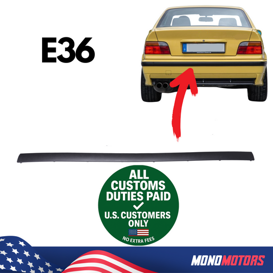 Bumper Center Trim Style for BMW E36 Rear Moulding Strip Band 51121960725