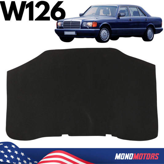 Hood Insulation for Mercedes W126 C126 S Class Foam Pad 1266820026 Engine Hood