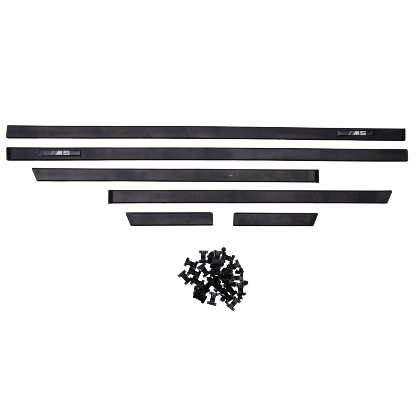 Body Side Moulding Trims for BMW E39 Touring M Style Set 6pcs Clips